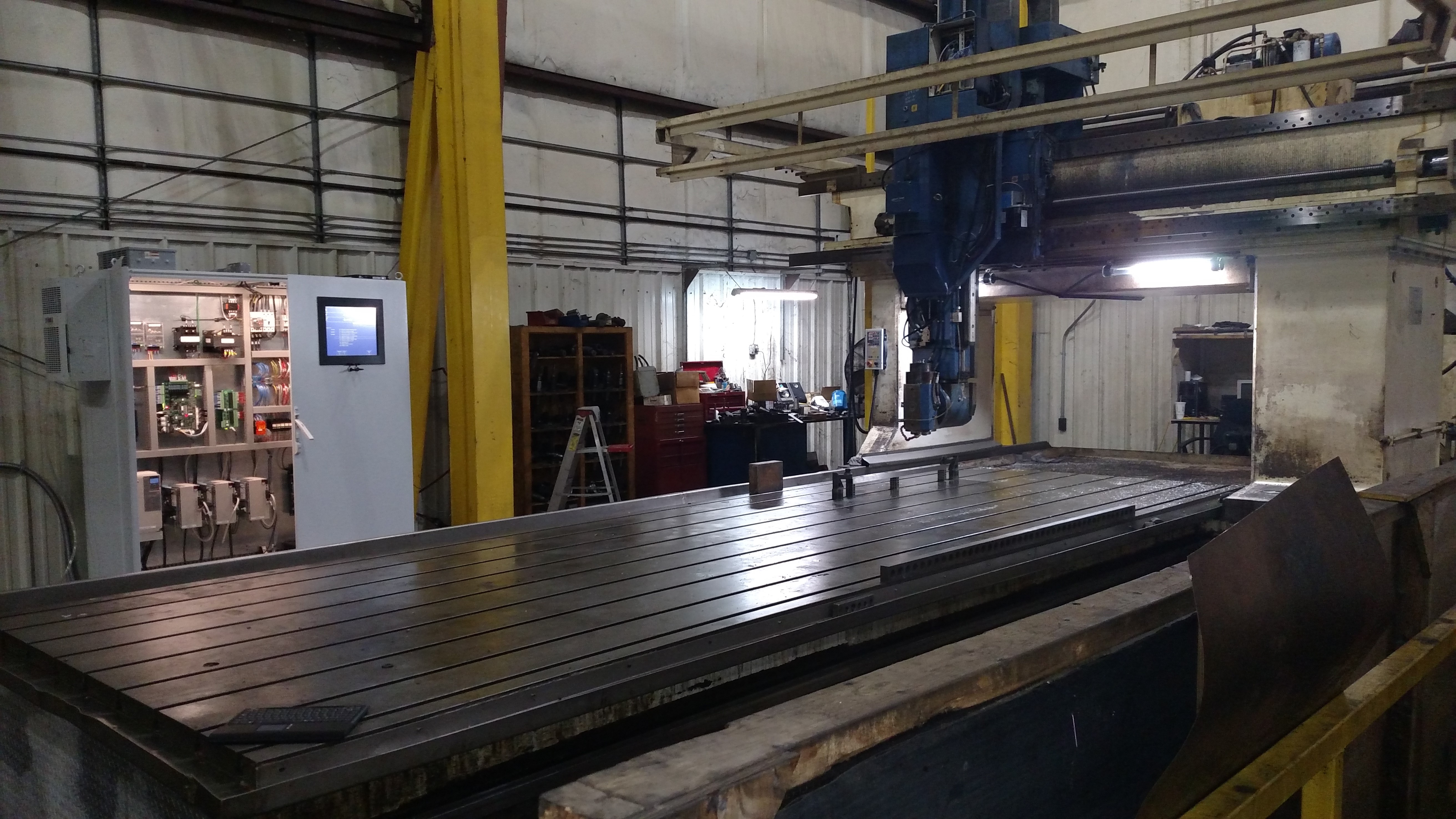 A large Forest-Liné gantry mill after a full retrofit