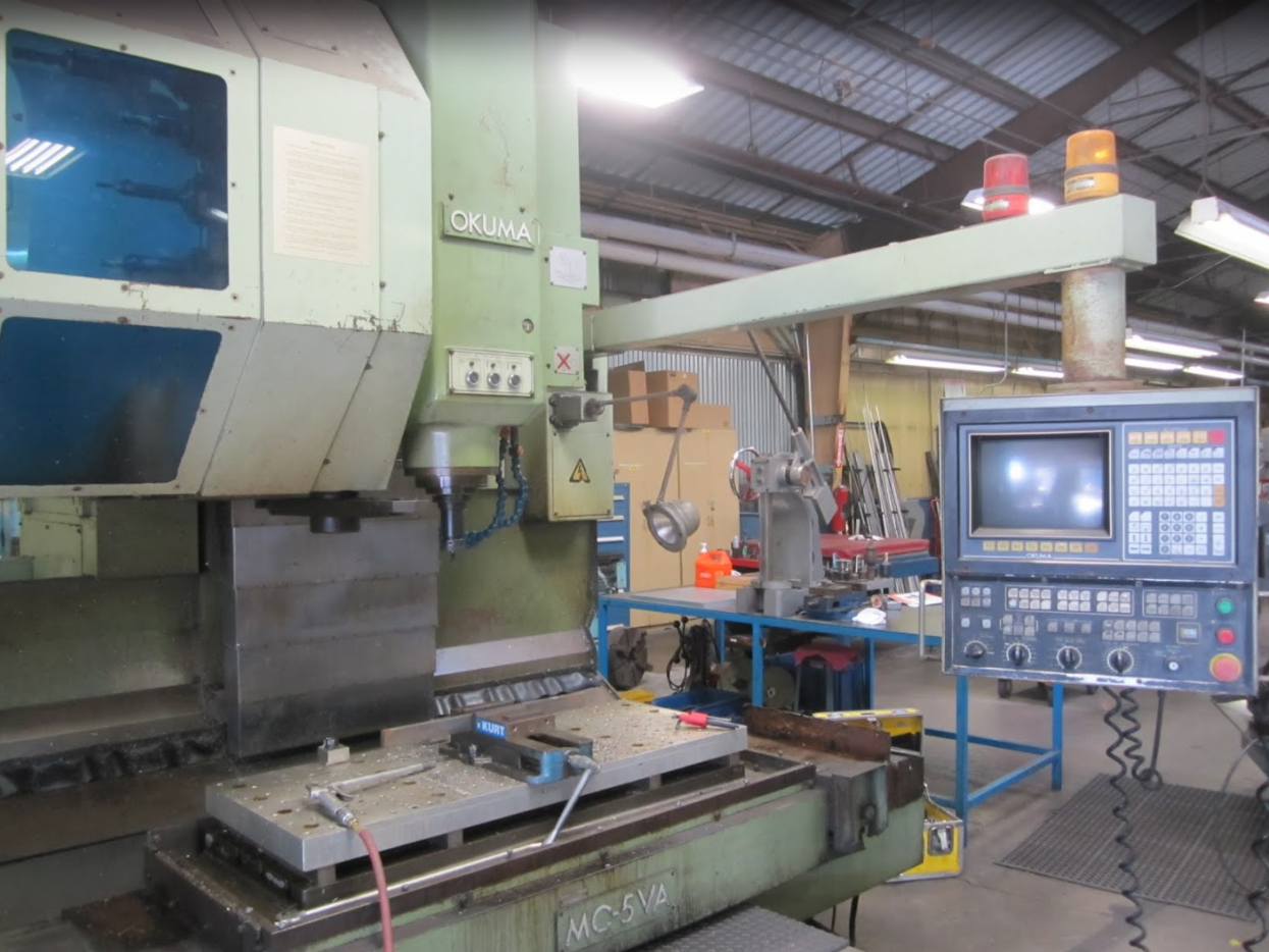 Machine at the beginning of the retrofit