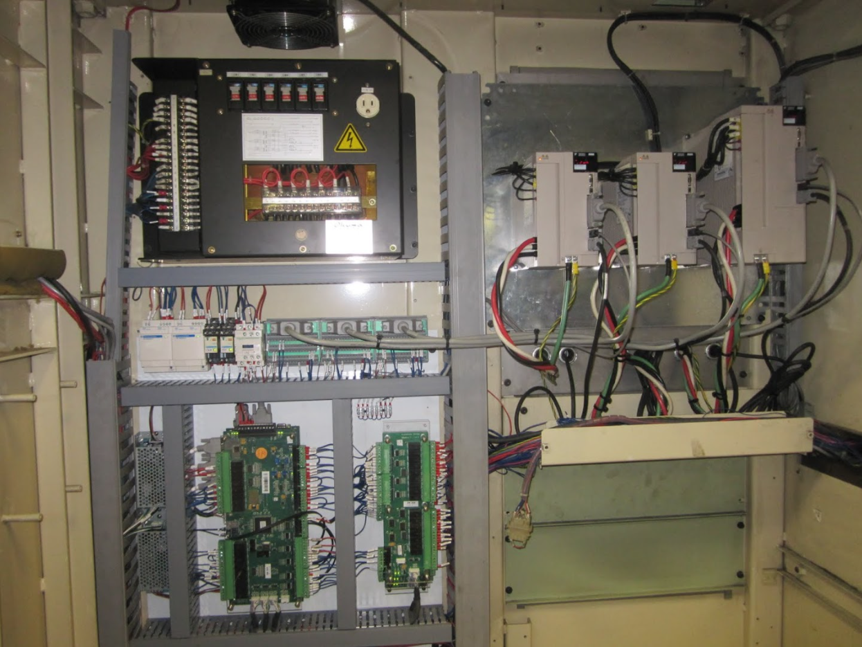 Most of the new electronics installed and wired