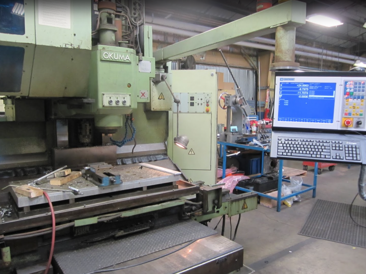 Finished tool undergoing final acceptance testing